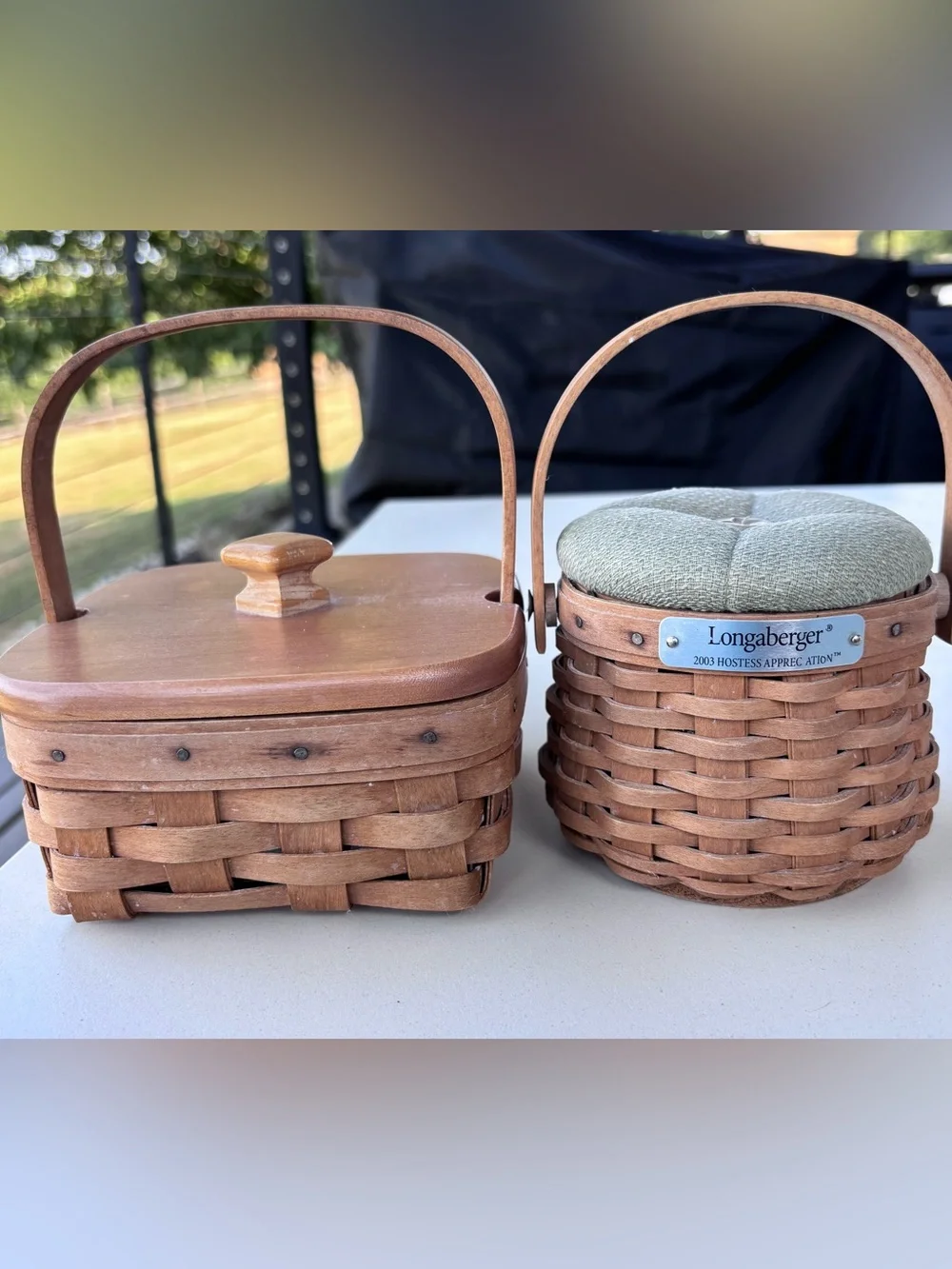 2003 Longaberger Hostess Appreciation Baskets